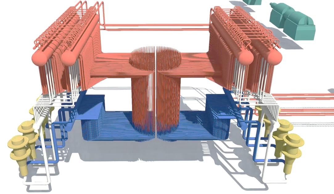 Sieć rurowa i systemy reaktora RBMK